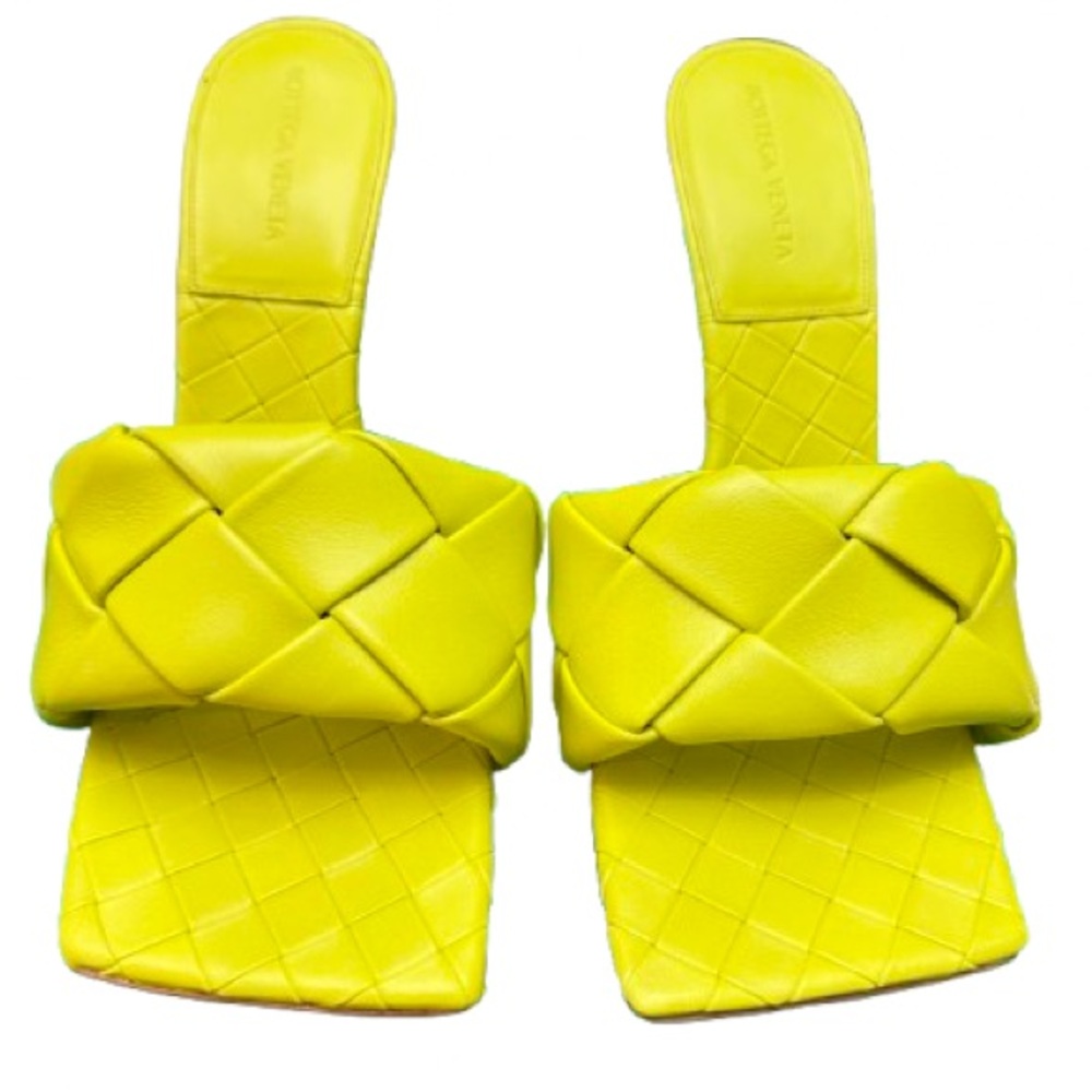 Bottega Veneta Intrecciato Lido 90mm ( lemon green)
